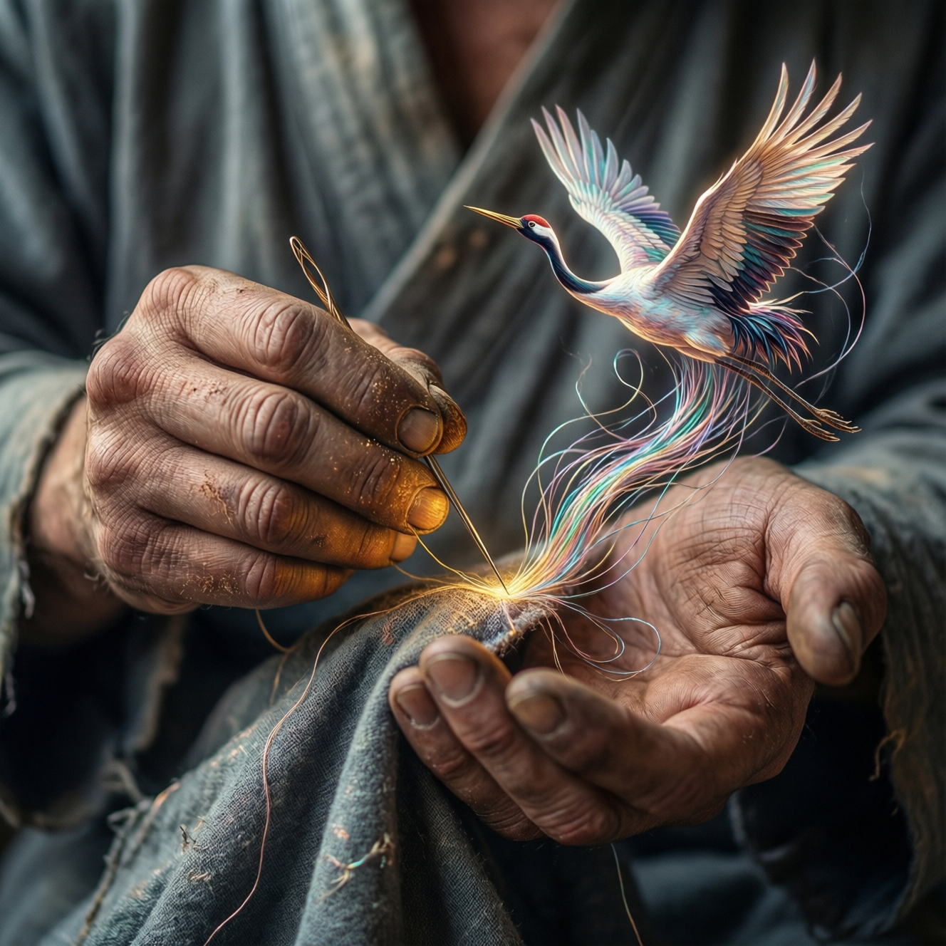 The Weaver of Ten Thousand Threads Cover Art